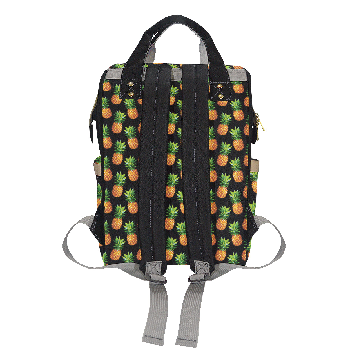 Pineapple Cute Print Design Pattern Diaper Bag Backpack