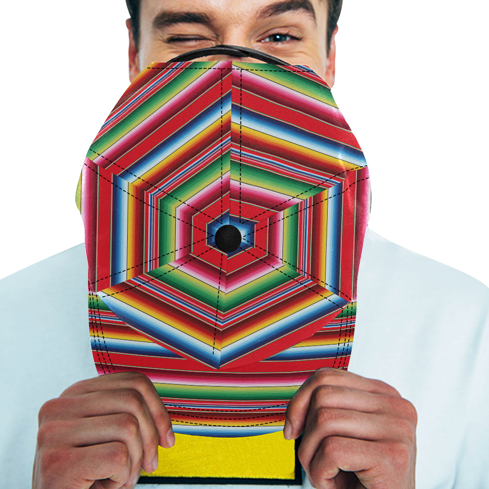 Serape Pattern Snapback Cap