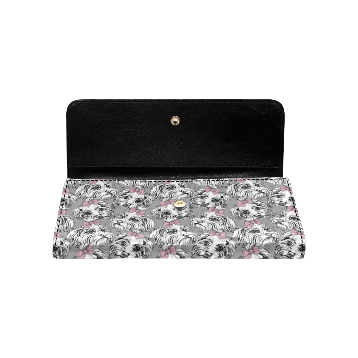 Maltese Pattern Print Design 01 Women's Trifold Wallet