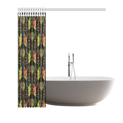 lotus Boho Pattern Print Design LO09 Shower Curtain