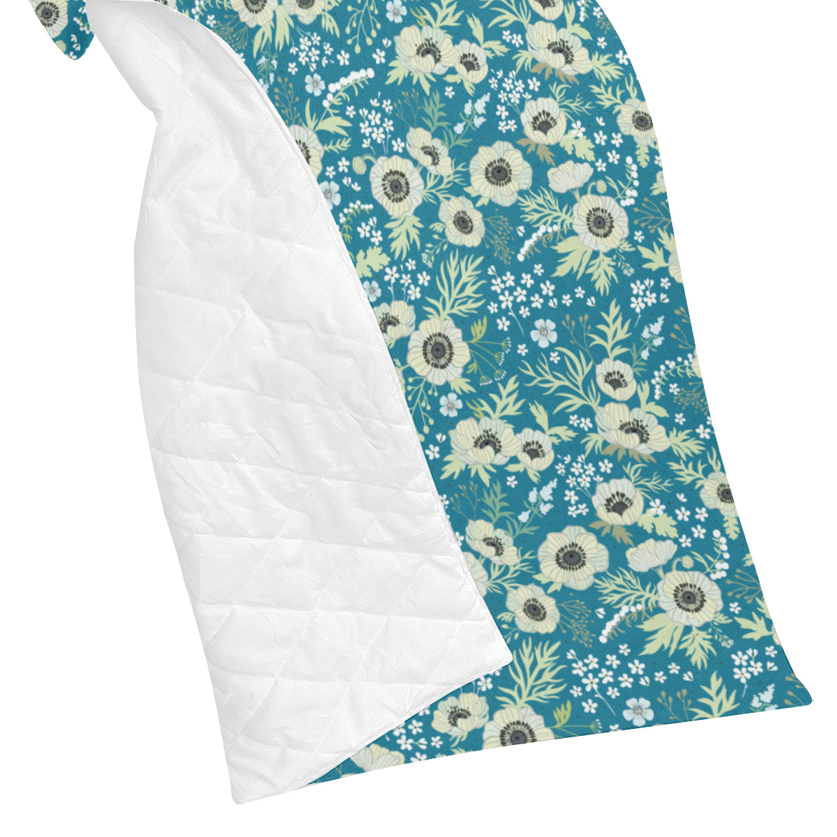 Anemone Pattern Print Design 01 Premium Quilt