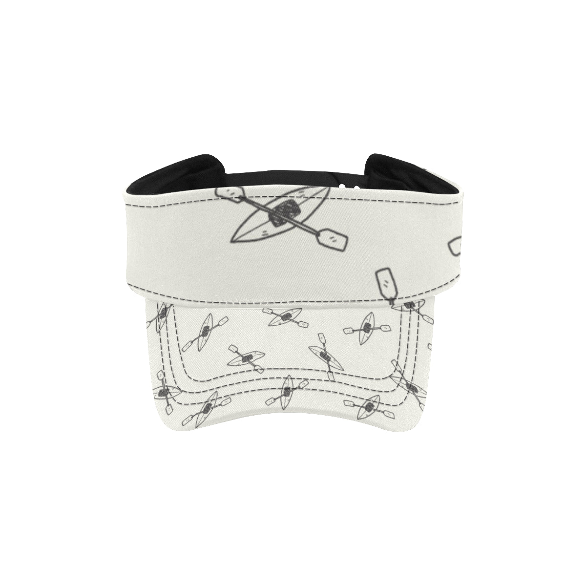 Kayak Pattern Print Design 01 Unisex Sun Visor