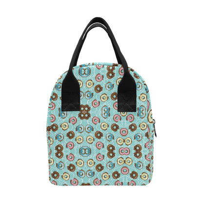 Emoji Donut Print Pattern Insulated Lunch Bag