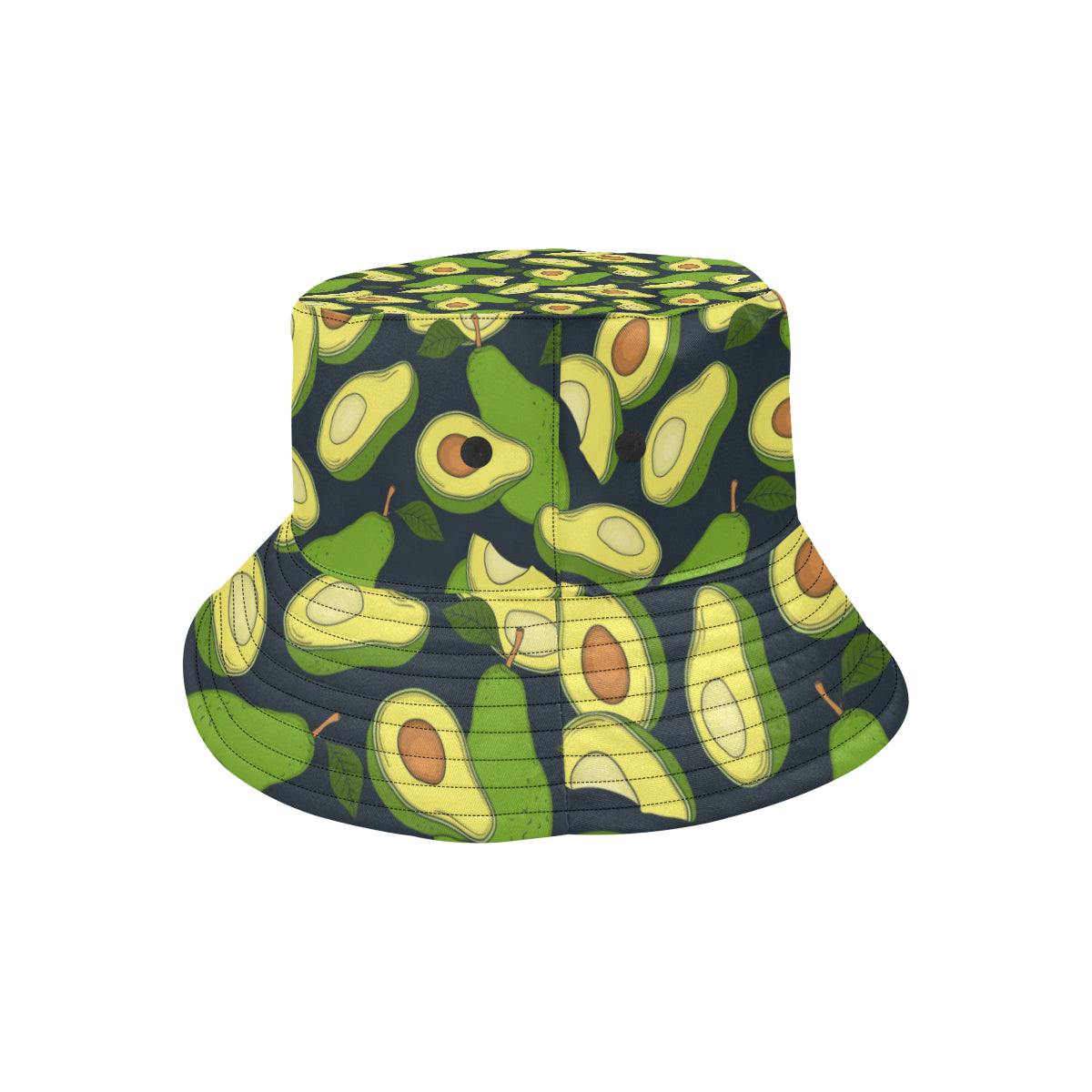 Avocado Pattern Print Design AC013 Unisex Bucket Hat