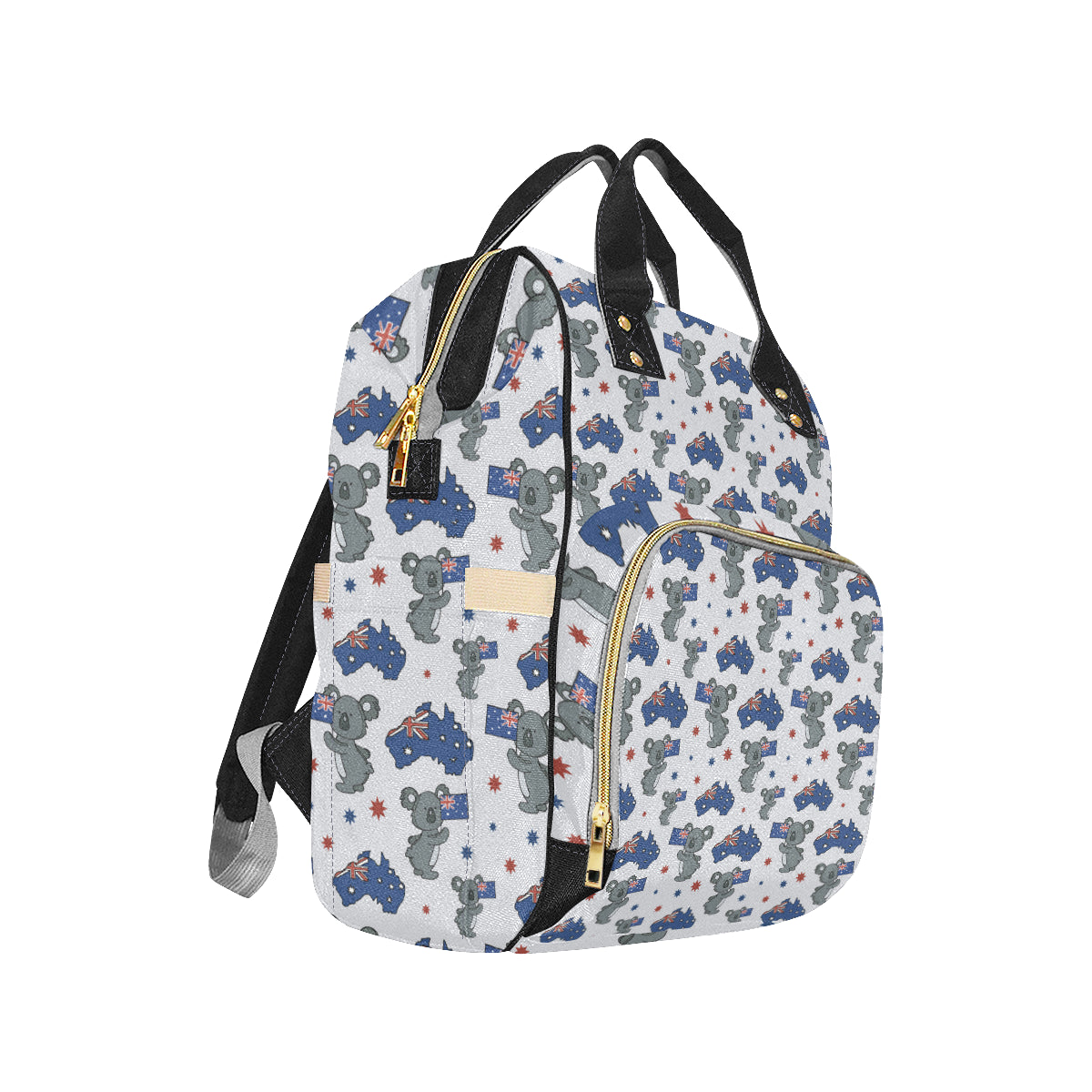 Koala Australia Day Themed Design Diaper Bag Backpack