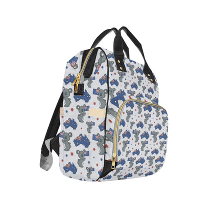 Koala Australia Day Themed Design Diaper Bag Backpack