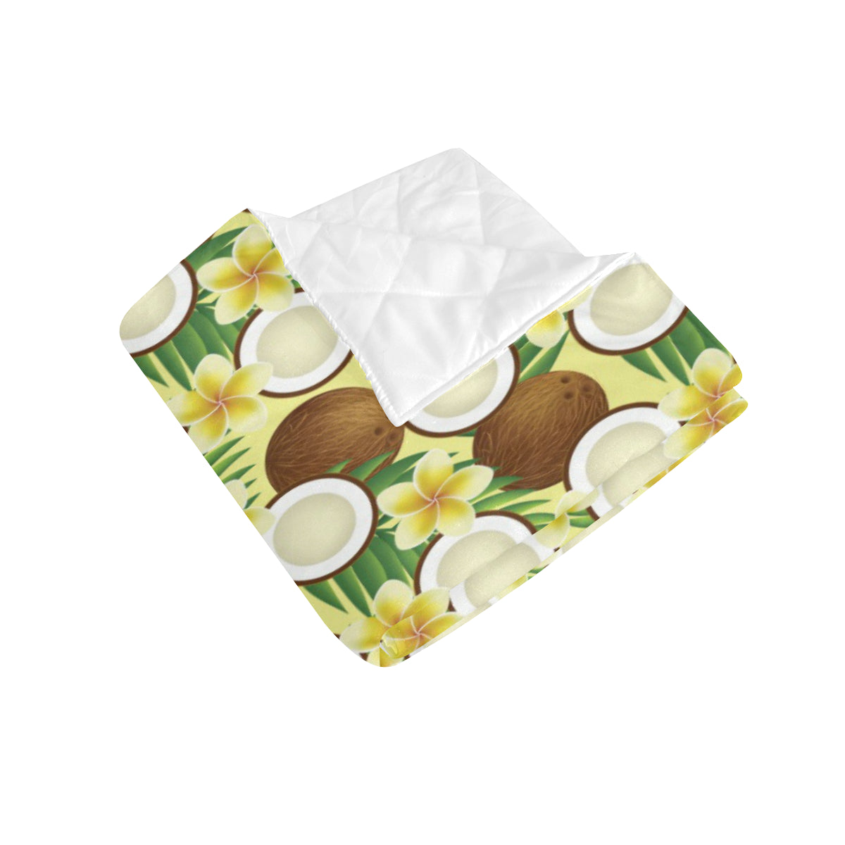 Coconut Pattern Print Design CN02 Premium Quilt