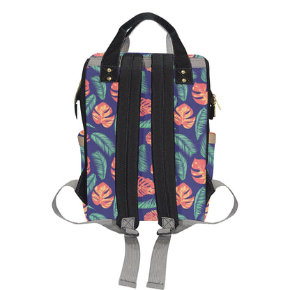 Palm Leaves Pattern Print Design PL011 Diaper Bag Backpack