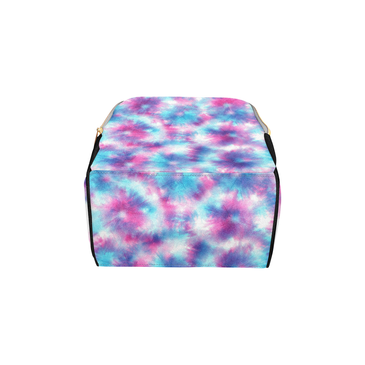 Tie Dye Blue Pink Diaper Bag Backpack
