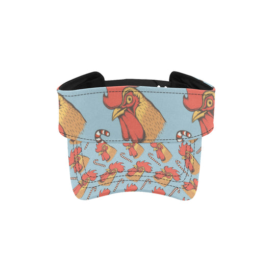 Rooster Pattern Print Design A05 Unisex Sun Visor
