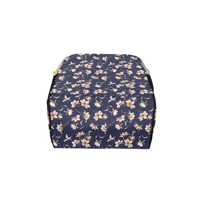 Beautiful Floral Pattern Diaper Bag Backpack