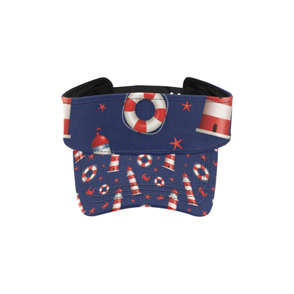 Nautical Pattern Print Design A03 Unisex Sun Visor