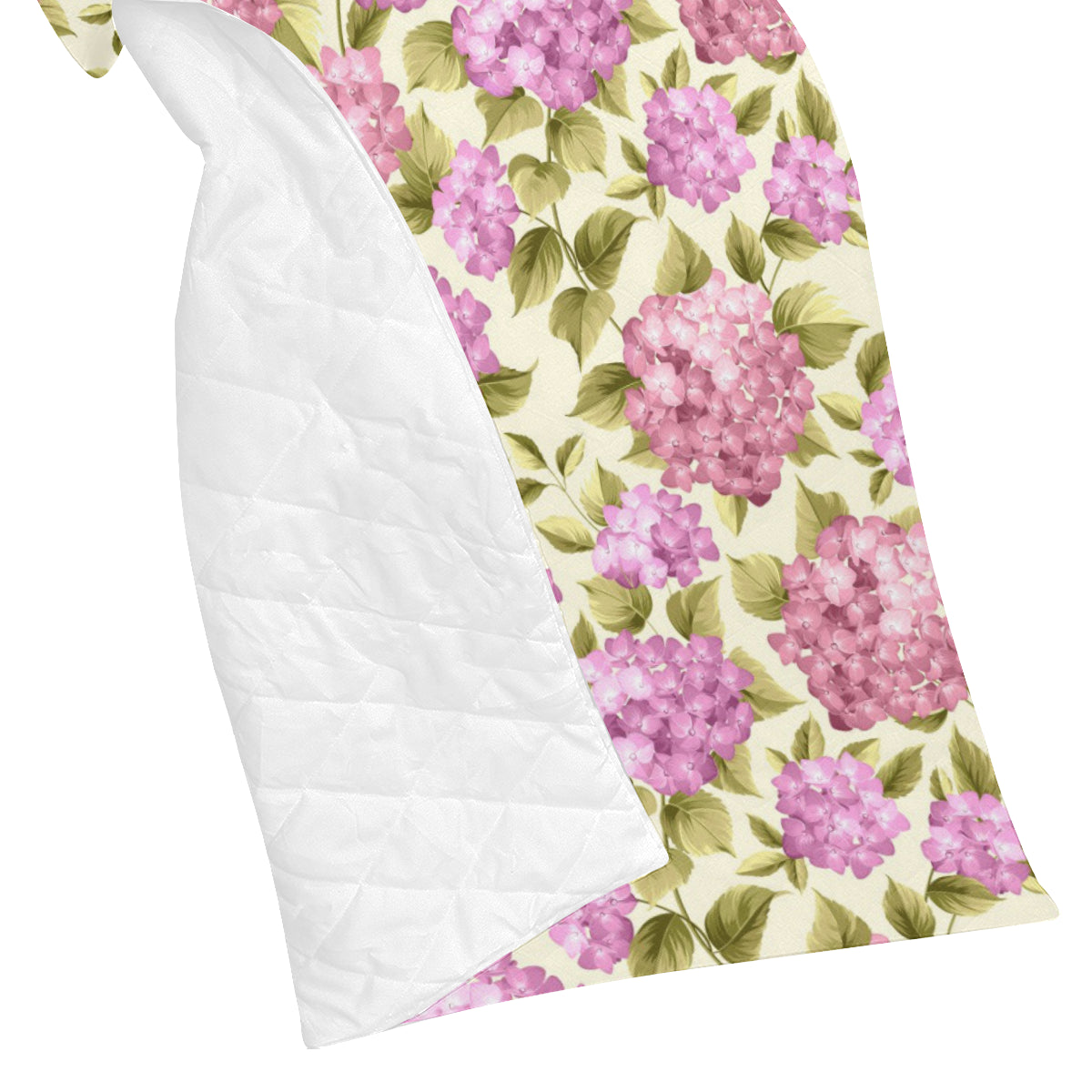 Hydrangea Pattern Print Design HD05 Premium Quilt
