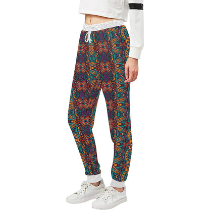 Ethnic Style Print Pattern Unisex Sweatpants