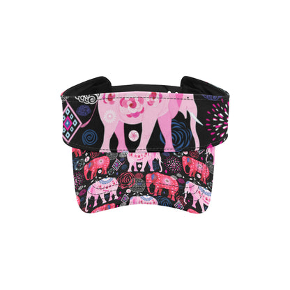 Pink Elephant Pattern Unisex Sun Visor