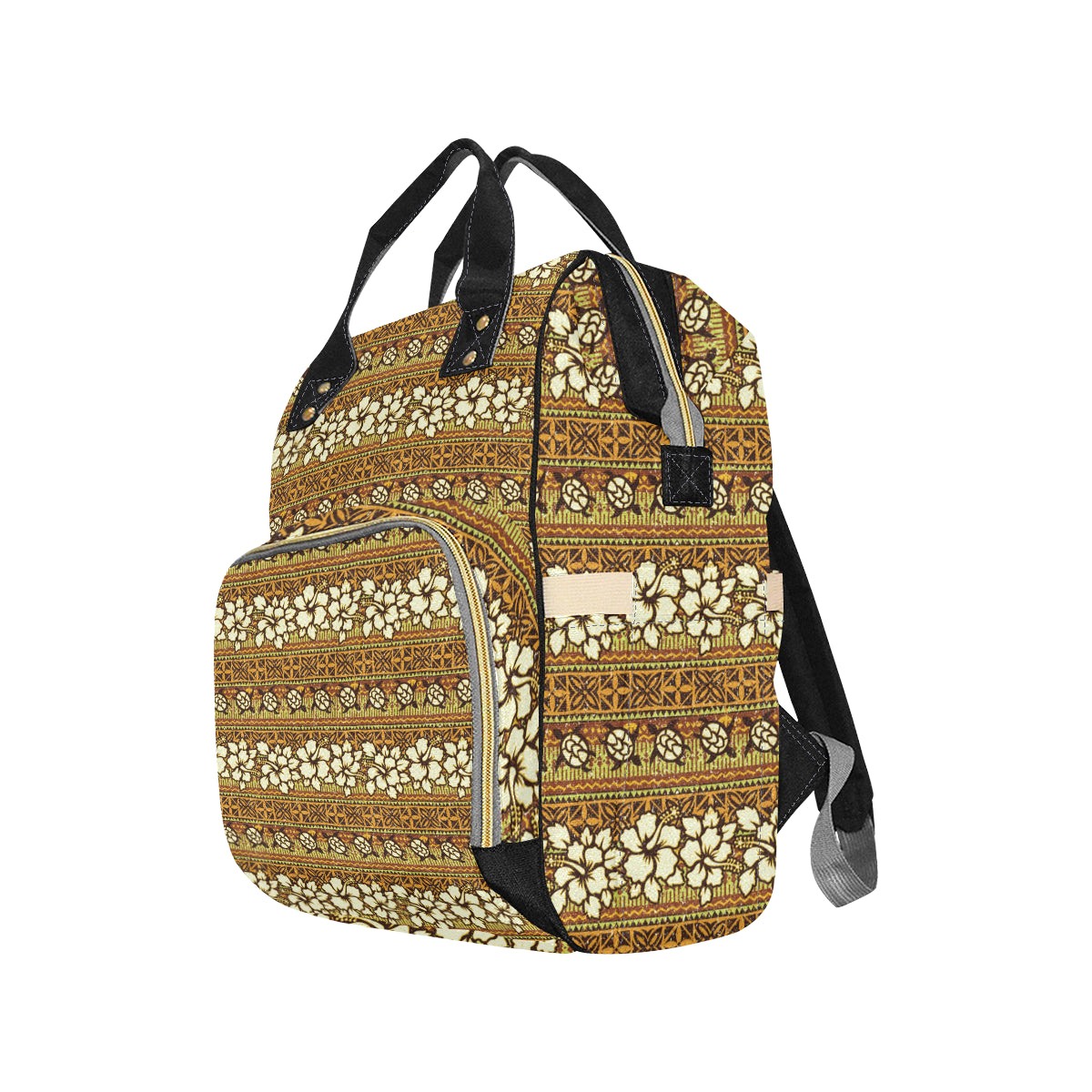 Hawaiian Themed Pattern Print Design H015 Diaper Bag Backpack