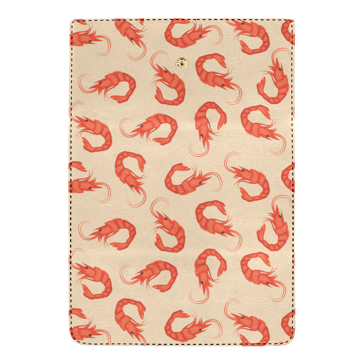 Prawn Pattern Print Design 02 Women's Trifold Wallet
