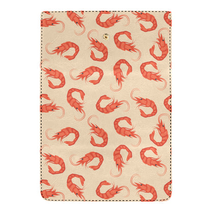 Prawn Pattern Print Design 02 Women's Trifold Wallet