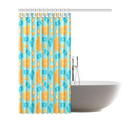 Money Pattern Print Design 03 Shower Curtain