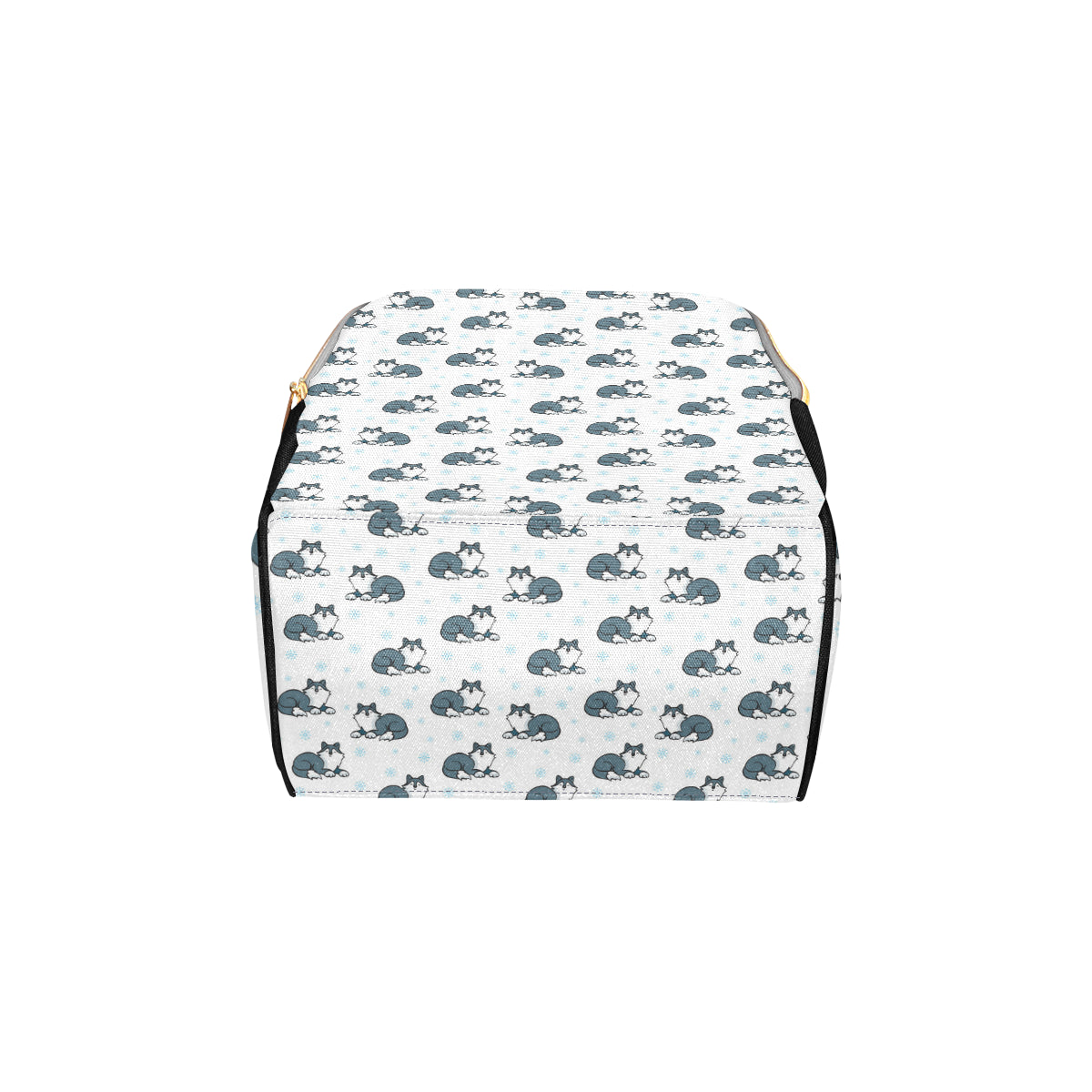 Alaskan Malamute Pattern Print Design 03 Diaper Bag Backpack