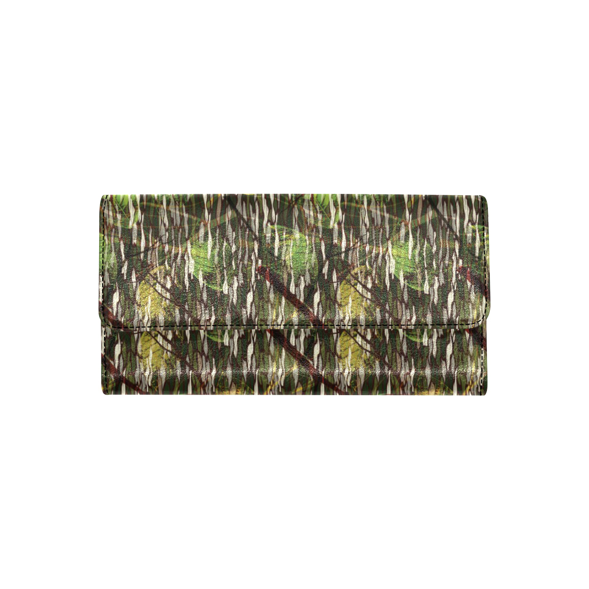 Camouflage Realtree Pattern Print Design 02 Women's Trifold Wallet