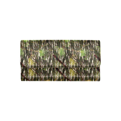 Camouflage Realtree Pattern Print Design 02 Women's Trifold Wallet