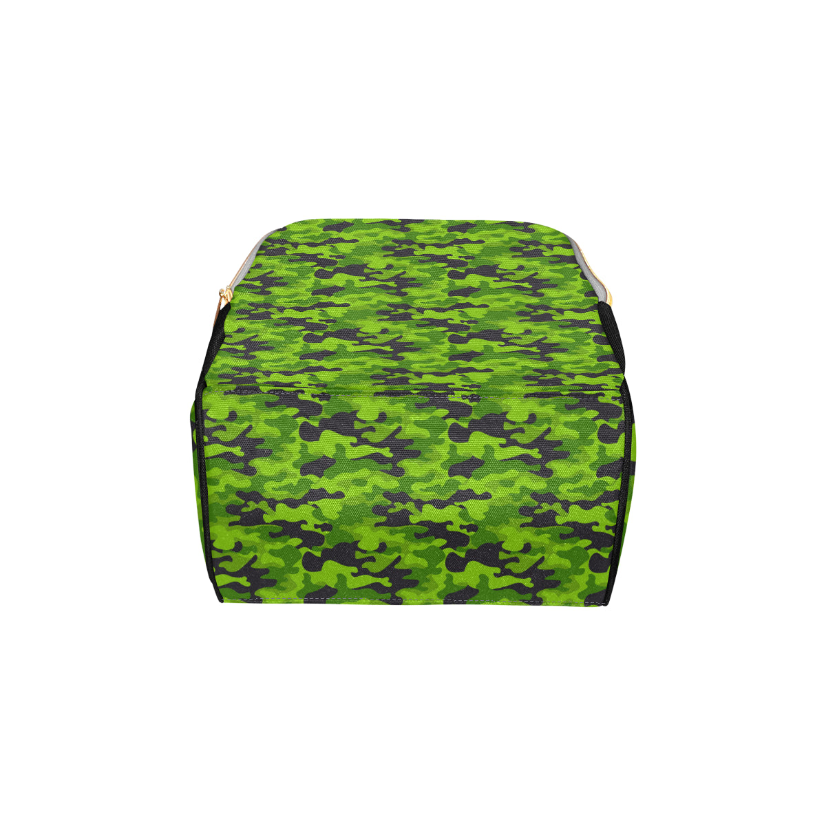 Green Kelly Camo Print Diaper Bag Backpack