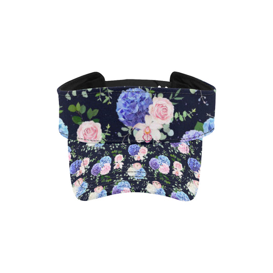Hydrangea Pattern Print Design HD01 Unisex Sun Visor