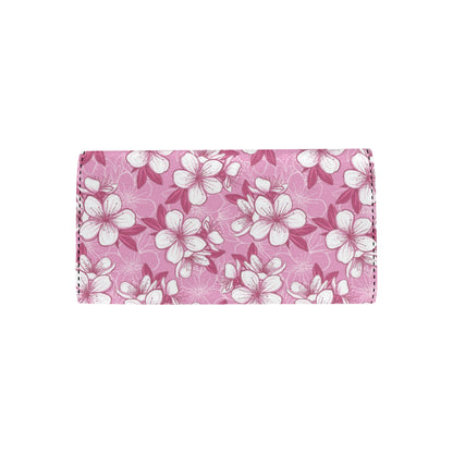 Cherry Blossom Pattern Print Design CB02 Women's Trifold Wallet