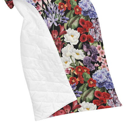 Summer Floral Pattern Print Design SF04 Premium Quilt