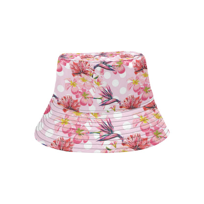Bird Of Paradise Pattern Print Design BOP011 Unisex Bucket Hat