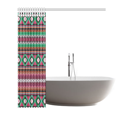 Mexican Pattern Print Design 01 Shower Curtain