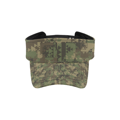 Camouflage Aztec Green Army Print Unisex Sun Visor