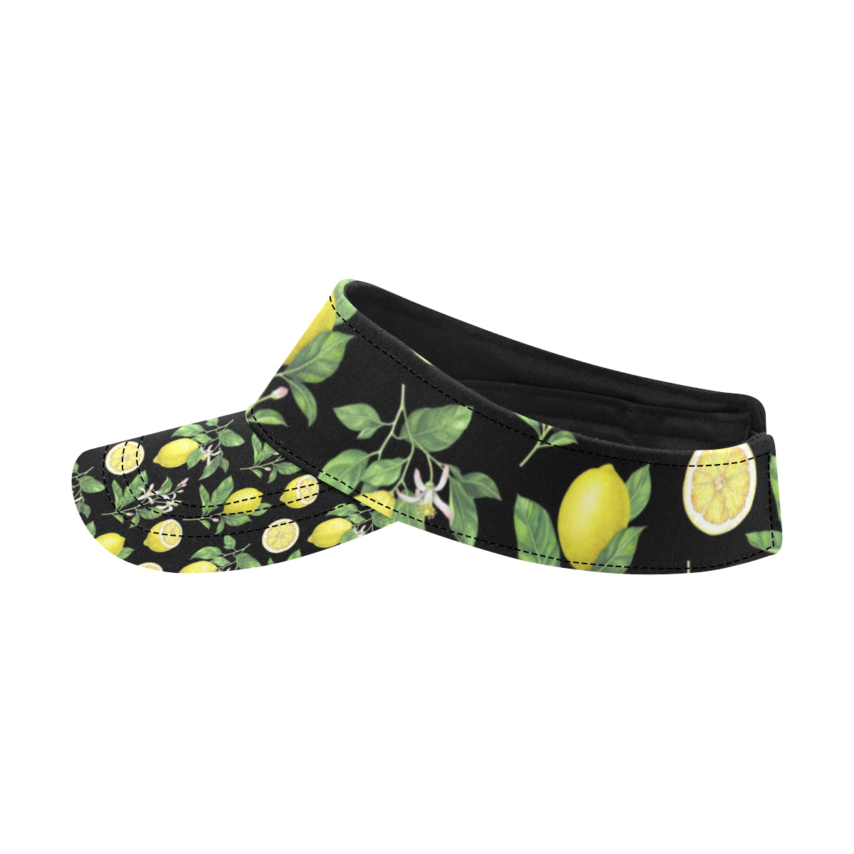 Lemon Pattern Print Design LM02 Unisex Sun Visor