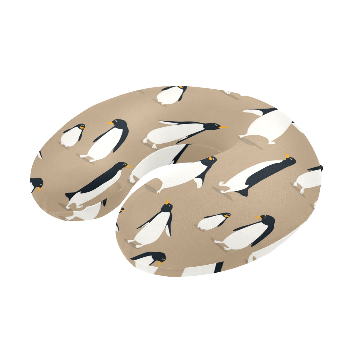 Penguin Pattern Print Design A01 U-Shaped Travel Neck Pillow