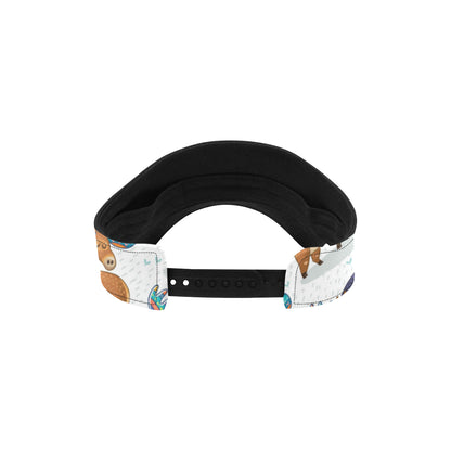 Moose Cute Pattern Print Design 01 Unisex Sun Visor