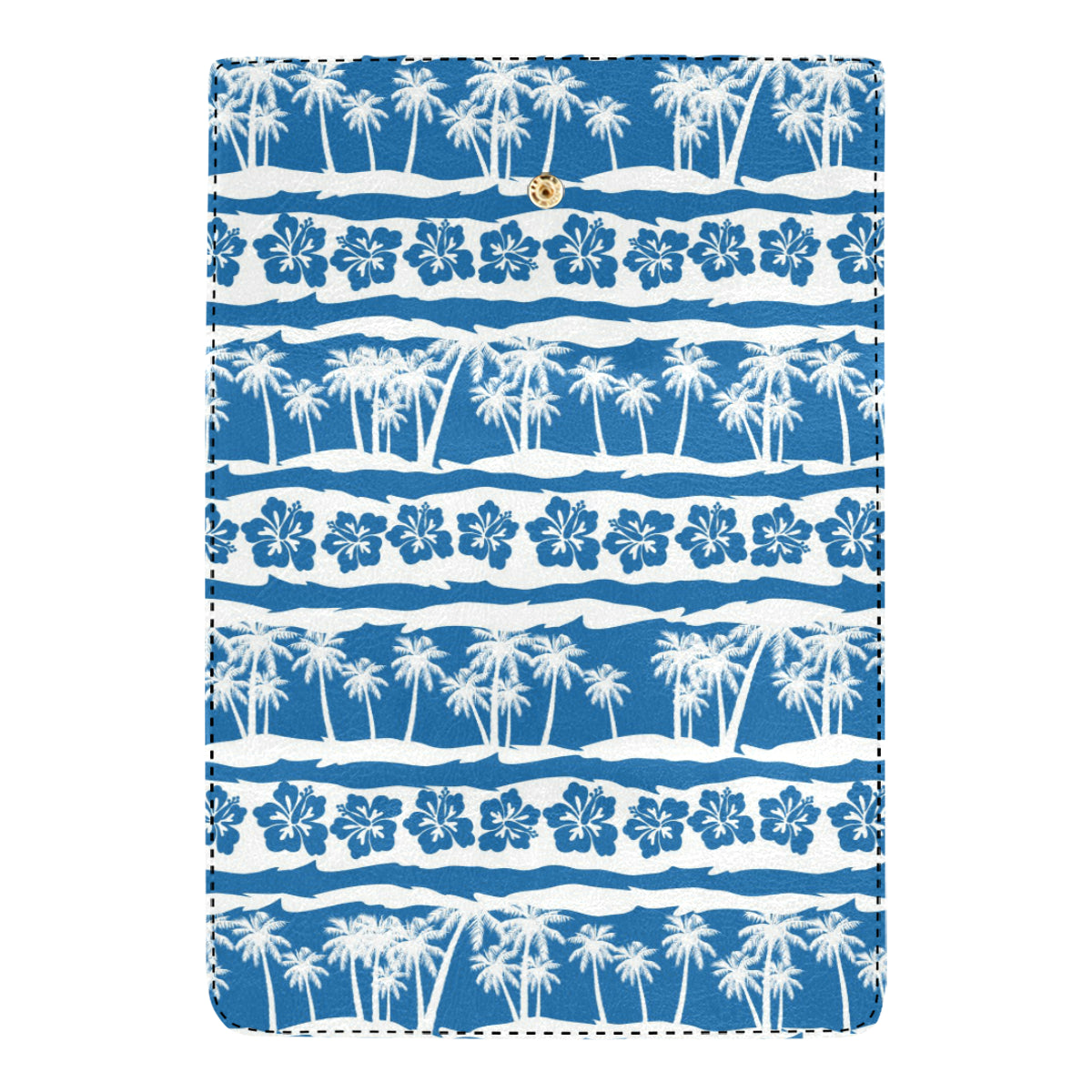 Hawaiian Themed Pattern Print Design H021 Women's Trifold Wallet