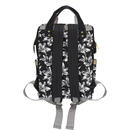 Amaryllis Pattern Print Design AL04 Diaper Bag Backpack