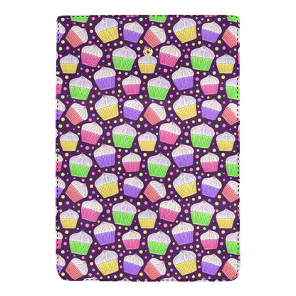 Cupcake Pattern Print Design CP07 Women's Trifold Wallet