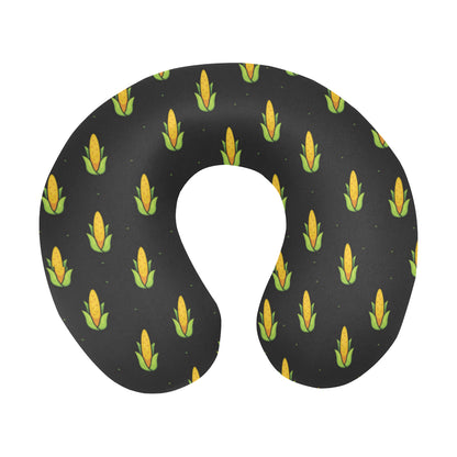 Corn Pattern Print Design 04 U-Shaped Travel Neck Pillow