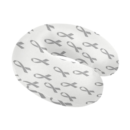 Brain cancer Pattern Print Design 01 U-Shaped Travel Neck Pillow