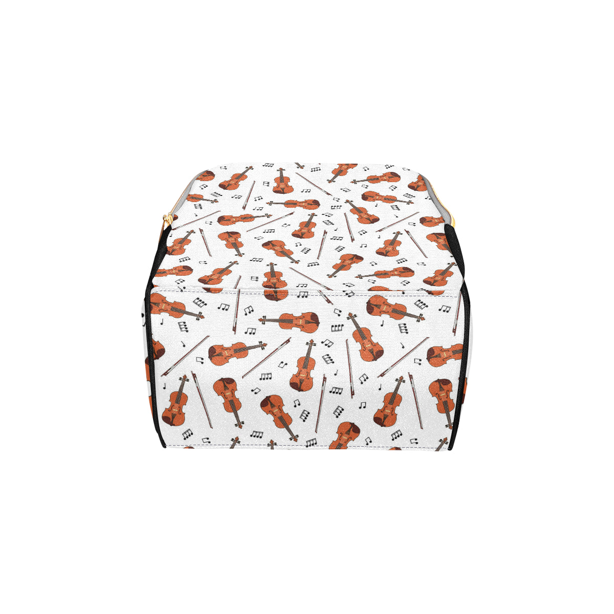 Violin Pattern Print Design 02 Diaper Bag Backpack