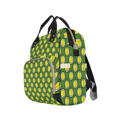 Durian Pattern Print Design DR01 Diaper Bag Backpack