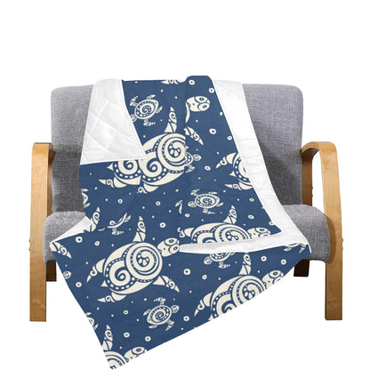 Sea Turtle Tribal Premium Quilt