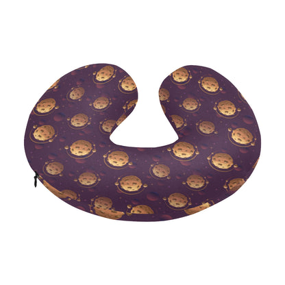 Cookie Pattern Print Design 03 U-Shaped Travel Neck Pillow
