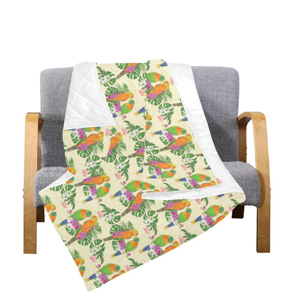 Conures Pattern Print Design 02 Premium Quilt