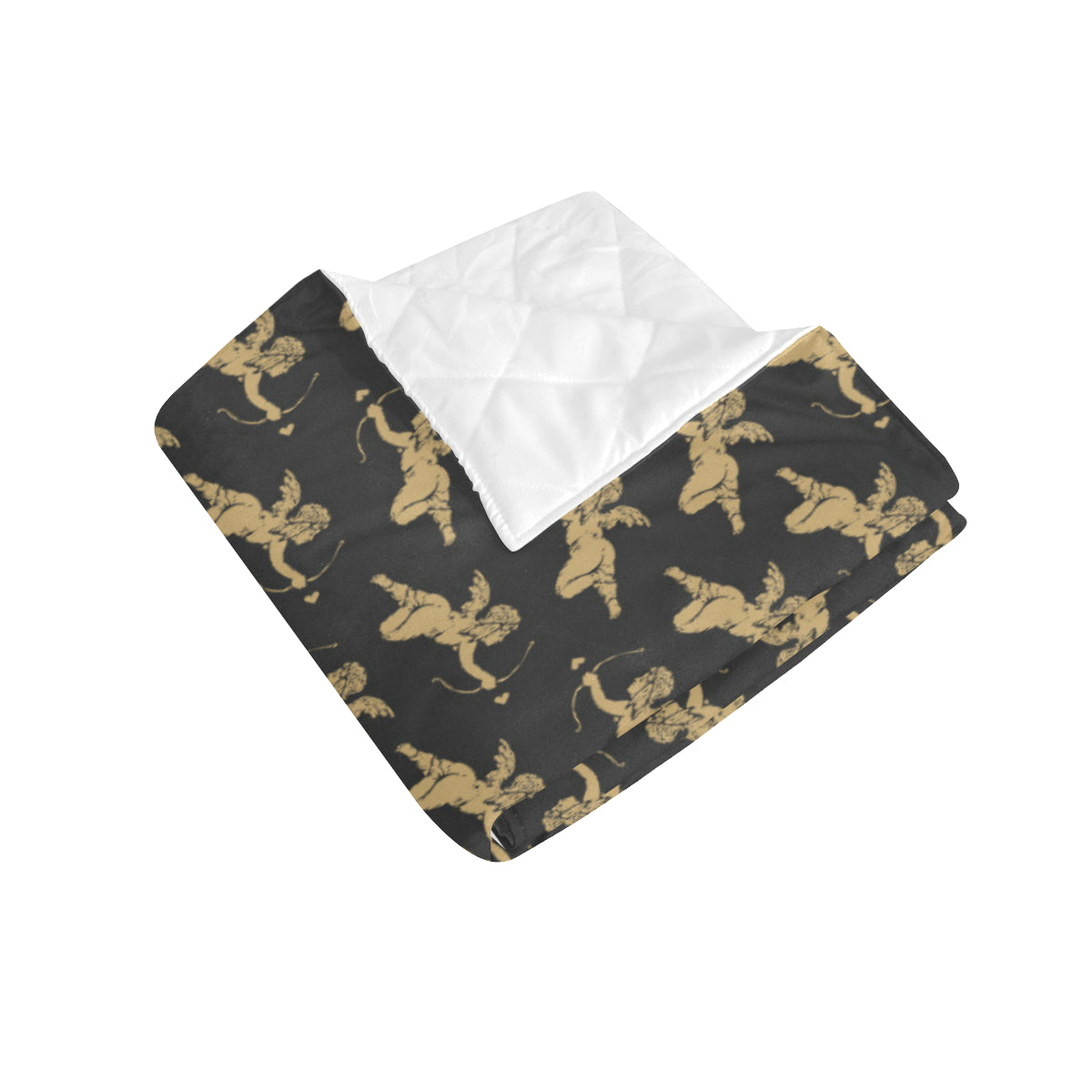 Cupid Pattern Print Design 02 Premium Quilt