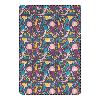 Mermaid Pattern Print Design 08 Women's Trifold Wallet