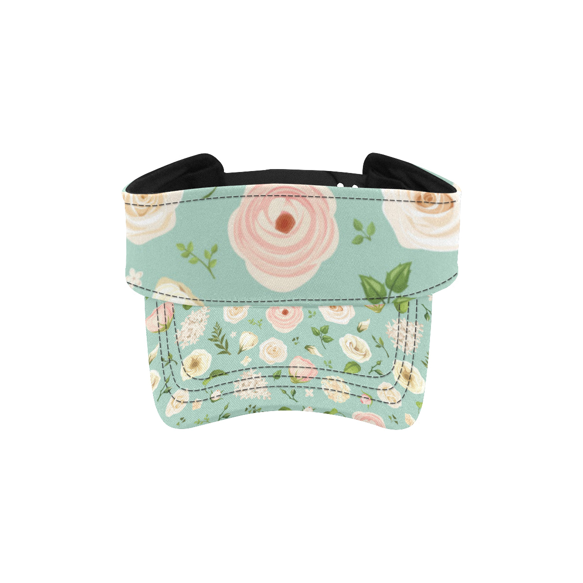 Lisianthus Pattern Print Design 01 Unisex Sun Visor