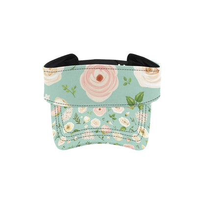 Lisianthus Pattern Print Design 01 Unisex Sun Visor